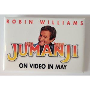 Vintage 1995 Jumanji Video Movie Promo Pin Robin Williams